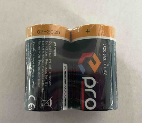 btrs-4 E-Pro Alkaline Battery 1.5V Zinc-Manganese 12000mAh LR20