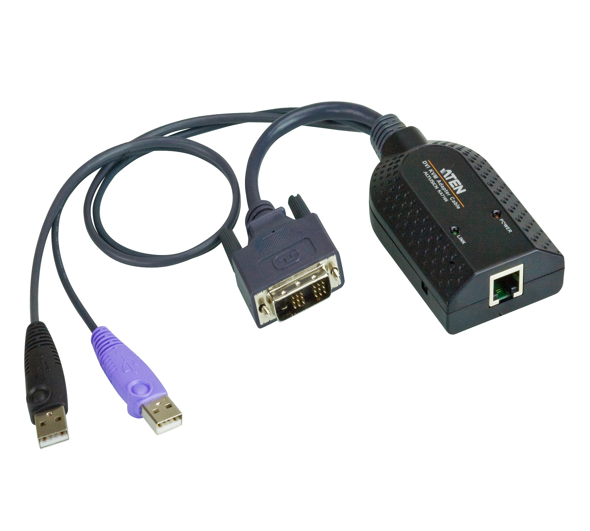 Aten to DVI Adapter USB Type A 1 Supported Display(s) - 1920 x 1200 pixel