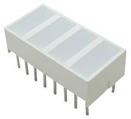KB-E100SURKW Kingbright Light Bar LED Display Cathode Red 240mcd 8.89 mm