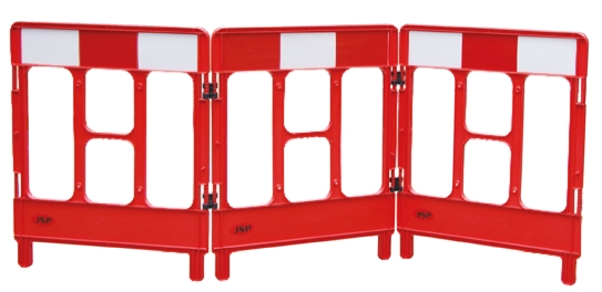 JSP Red Safety Barrier, Folding Barrier