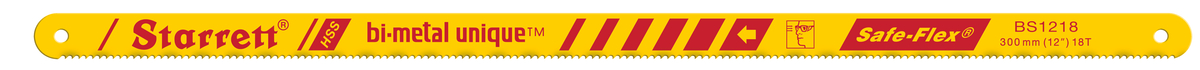 Starrett 300 mm Bi-Metal Stainless Steel Hacksaw, 24 TPI