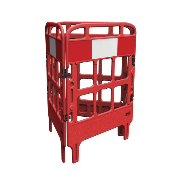 JSP Red Safety Barrier, Folding Barrier