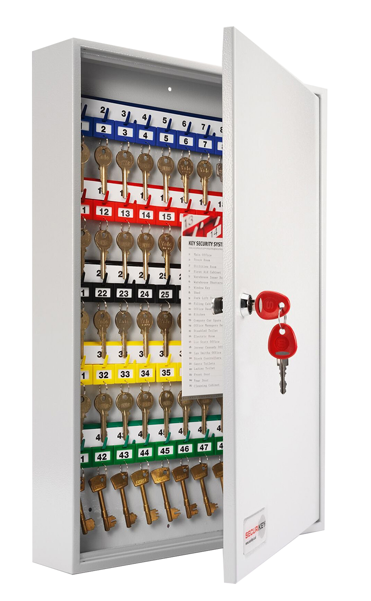 kc100 Securikey KC100 100 Grey Steel Key Cabinet Wall