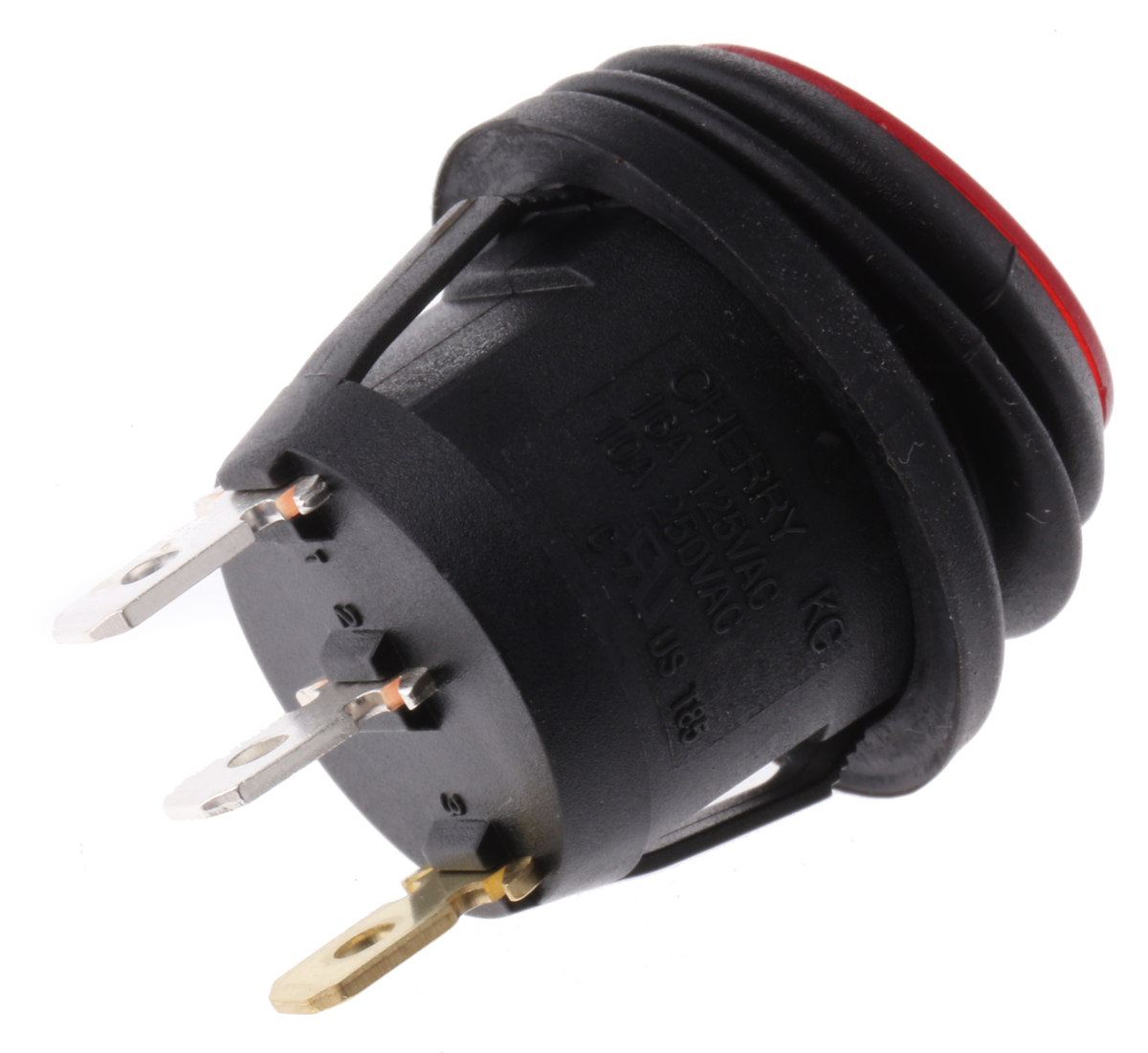 kca2aea2rbb ZF Illuminated SPST, On-Off Off-On Rocker Switch Panel