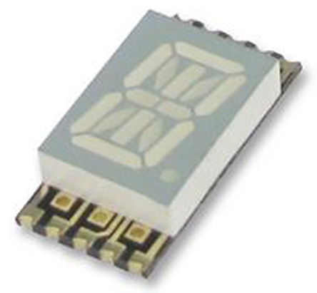 Kingbright 1 14 Segment LED Display Cathode Yellow 46mcd Right Side 10.2 mm