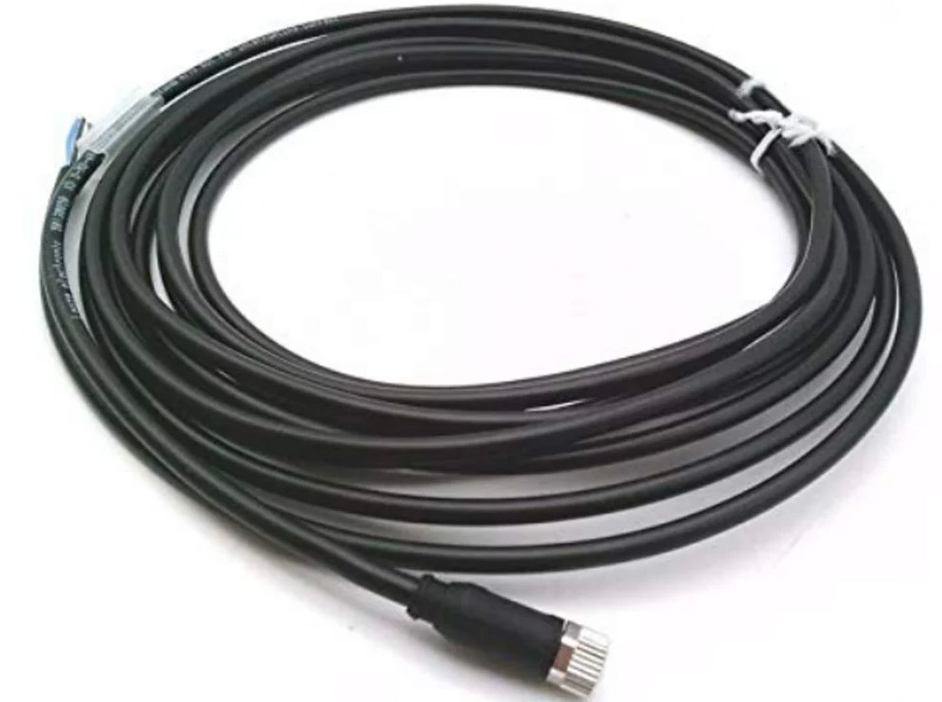 Leuze KD Series Cable, 4 Cores, 0.25 mm² CSA, Unscreened, 10000 mm, Black Polyvinyl Chloride Sheath