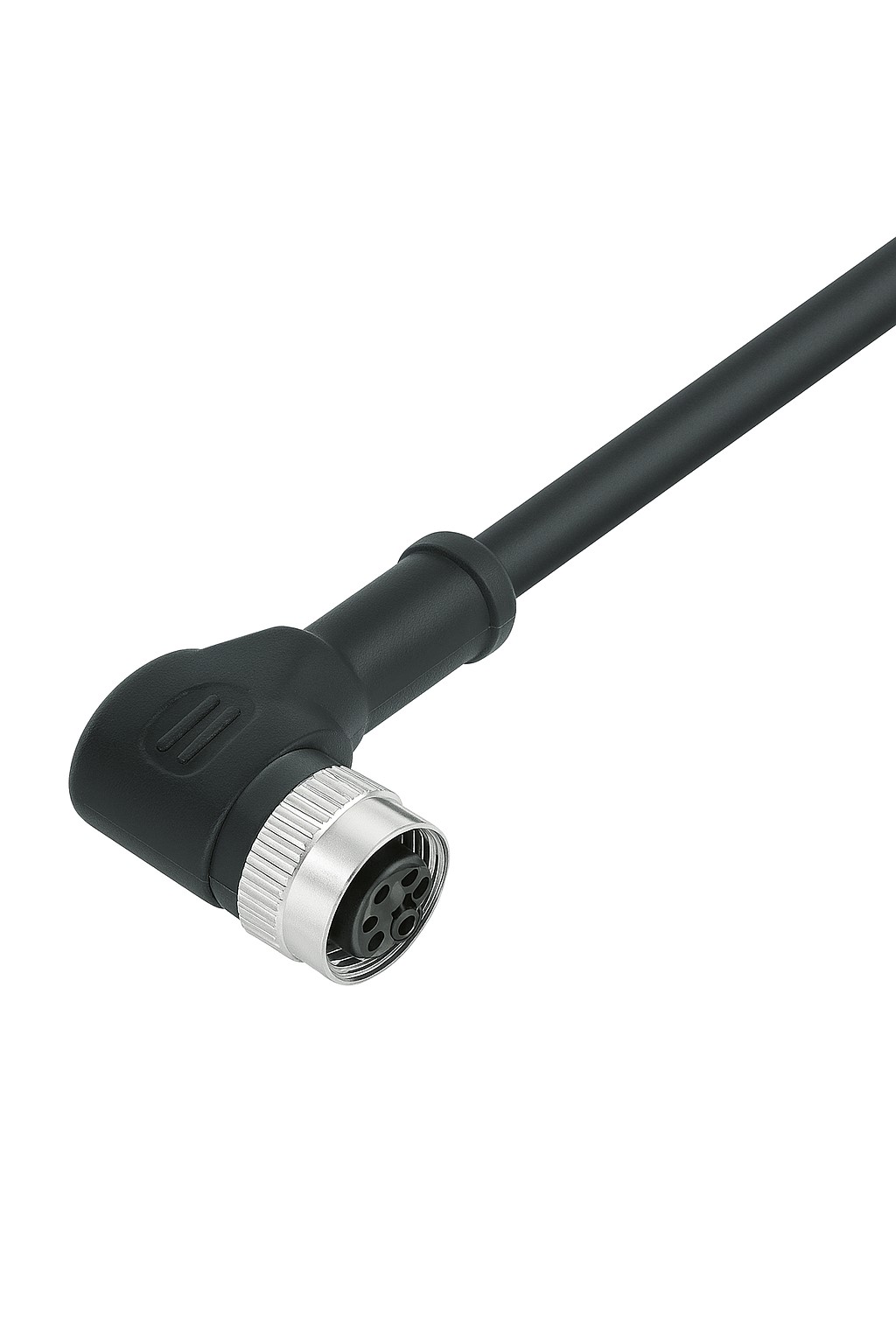 Leuze KD Series Cable, 4 Cores, 0.25 mm² CSA, Unscreened, 5000 mm, Black Polyurethane Sheath