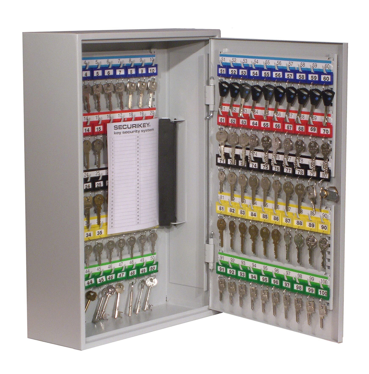 kd100 Securikey KD100 Grey Steel Key Cabinet Wall