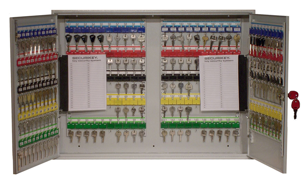 kd200 Securikey KD200 200 Grey Steel Key Cabinet Wall
