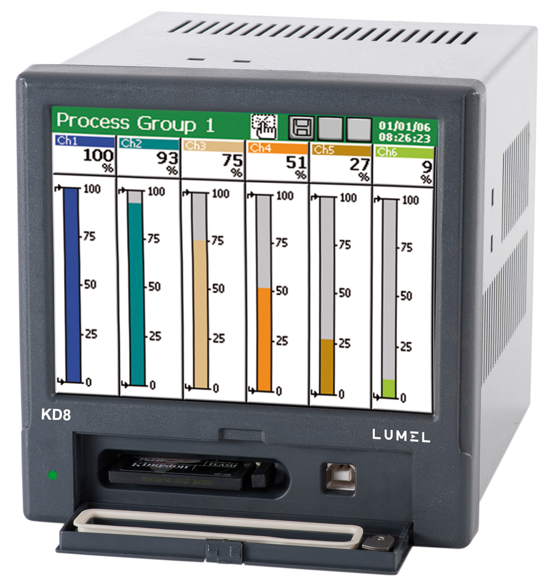 Lumel KD8 4 Videographic Chart Recorder Thermocouple