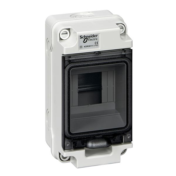 Schneider Electric Mureva Light Grey Polymer Back Box, IP65, Surface Mount 119 mm 110mm 119 mm