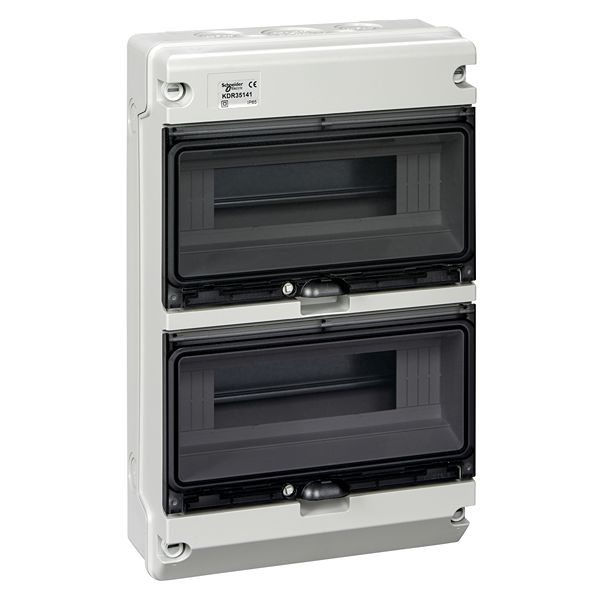 Schneider Electric Mureva Light Grey Polymer Back Box, IP65 125 mm 248mm 125 mm