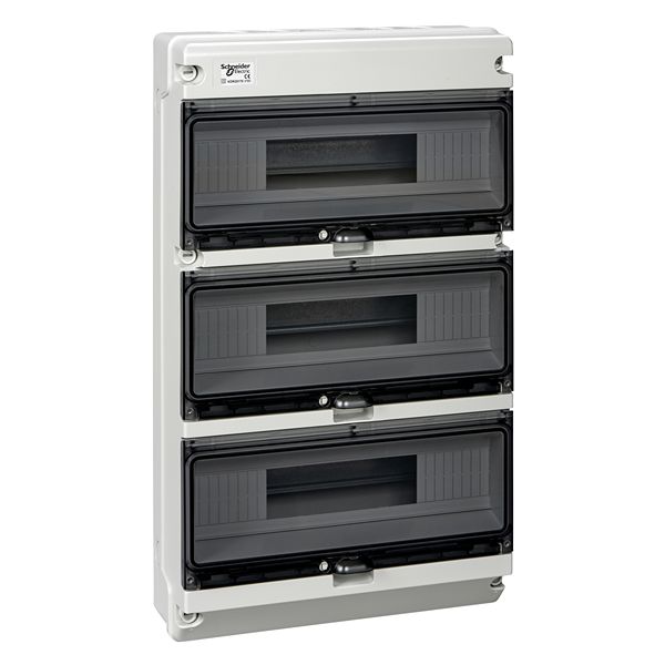 Schneider Electric Mureva Light Grey Polymer Back Box, IP65, Surface Mount 125 mm 320mm 125 mm
