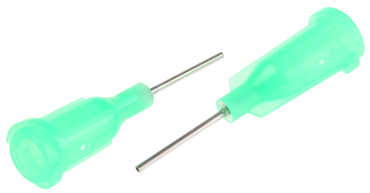 Kahnetics Green Straight Dispensing Tip, 21 Gauge