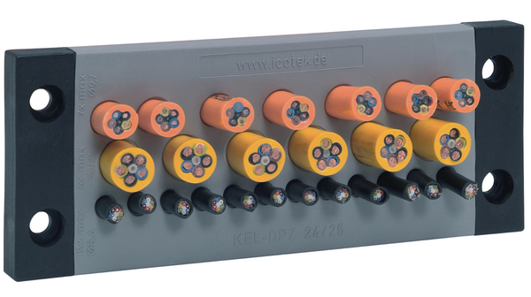 Icotek Polyamide Cable Trunking Frame KEL-DPZ 14 mm 58mm