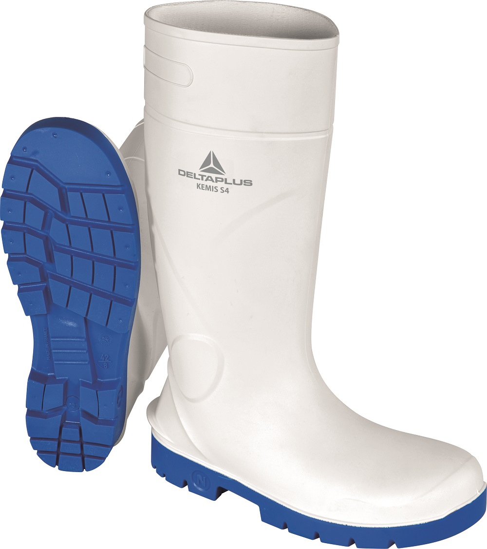 Delta Plus KEMIS S4 CI SRC Blue, White Stainless Steel Toe Capped Unisex Safety Boots 11, EU 46 CE, EN ISO 20344:2011,