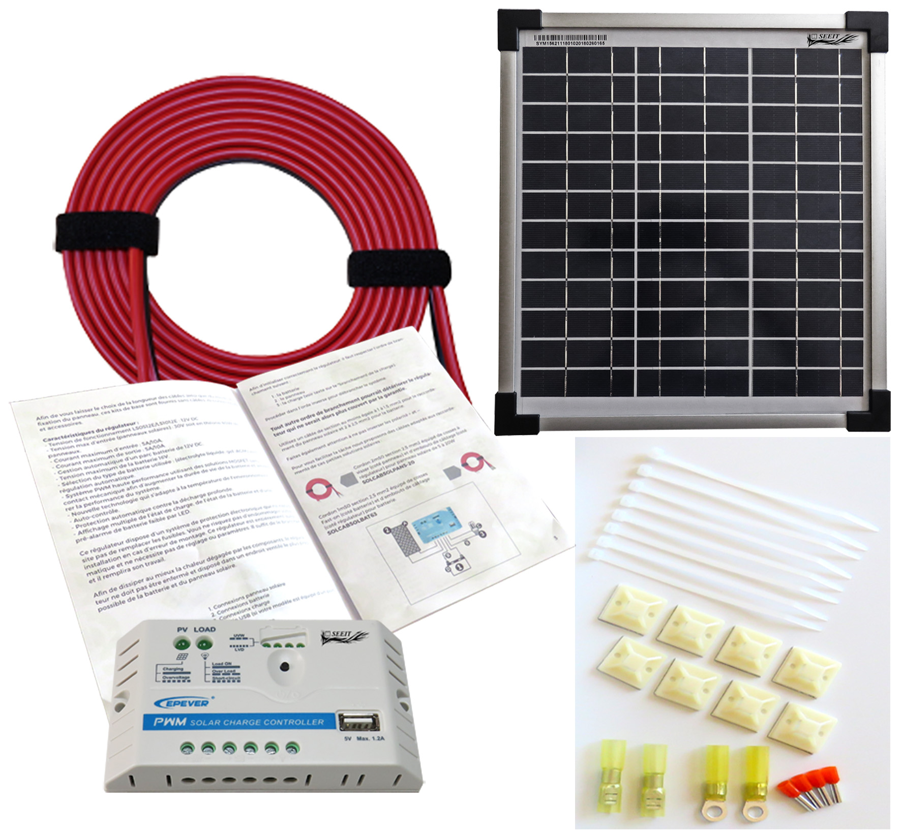Seeit 10 W Solar Panel Kit Solar Panel