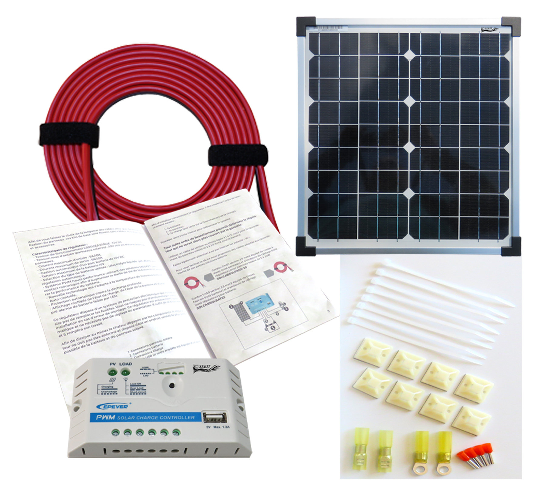 Seeit 20 W Monocrystalline Photovoltaic Solar Panel