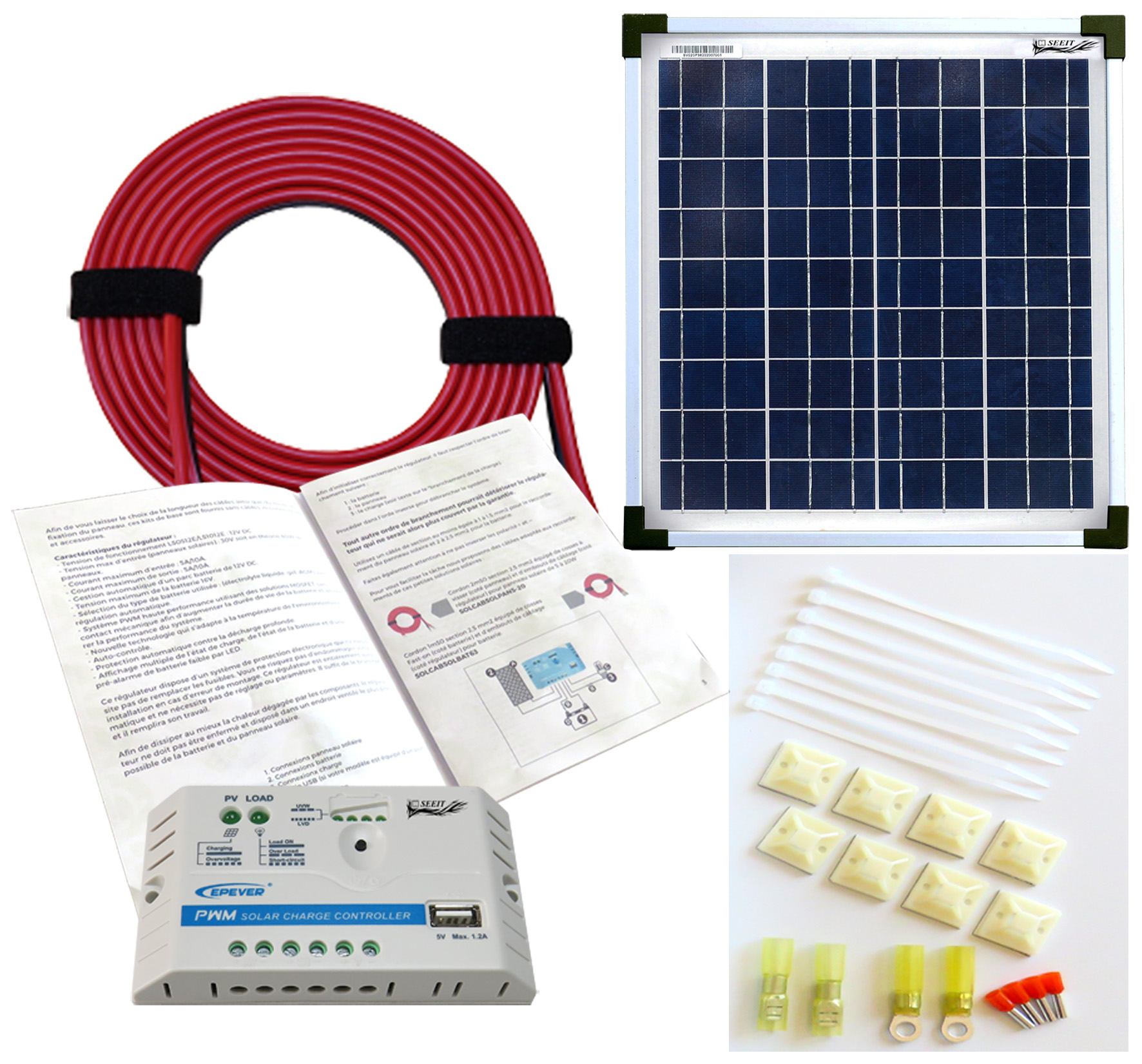 Seeit 20 W Solar Panel Kit Solar Panel