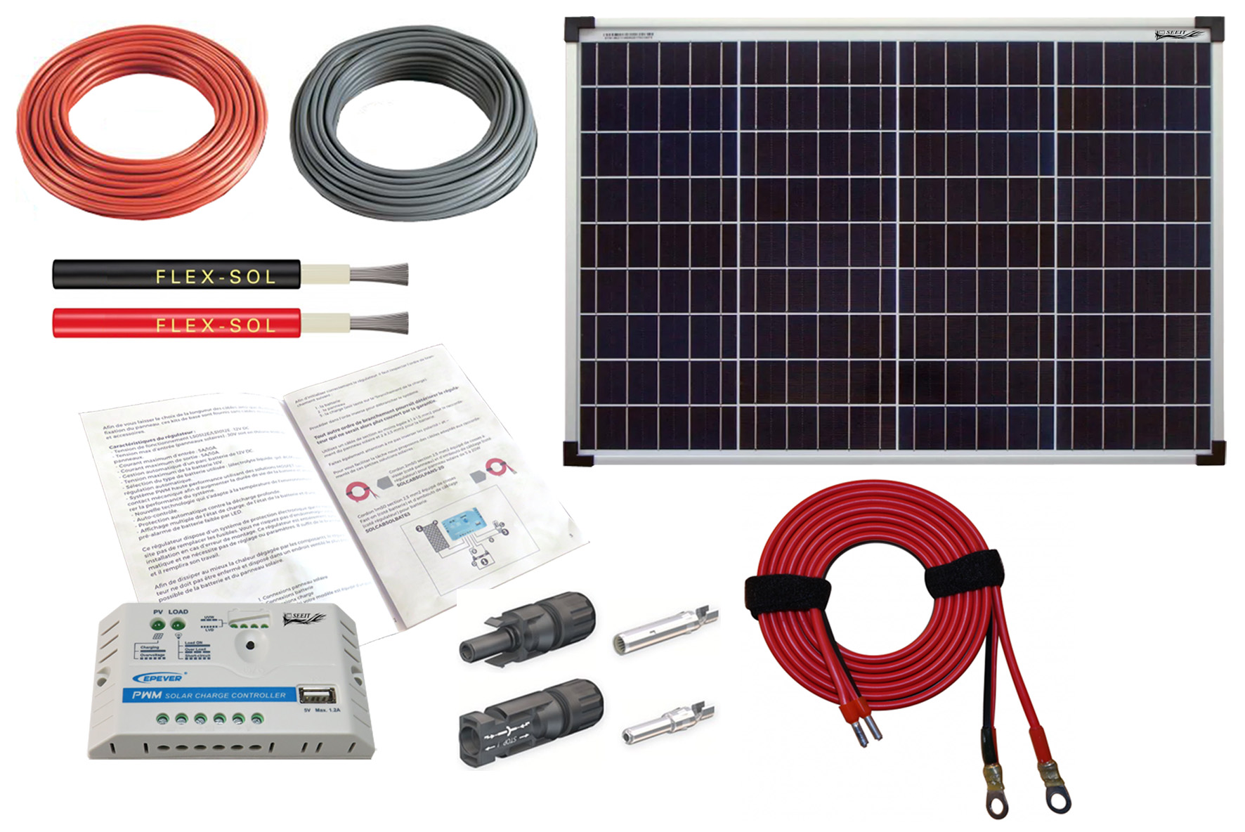 Seeit 50 W Solar Panel Kit Solar Panel