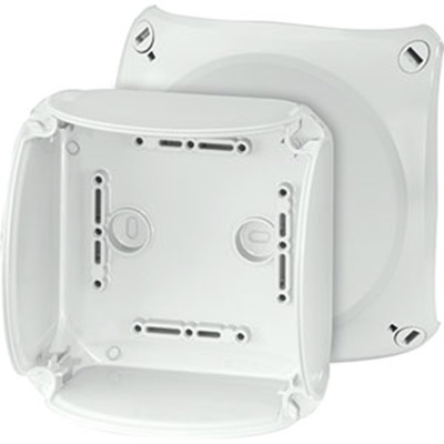 HENSEL KF Series Grey Polycarbonate Junction Box, IP66, IP69, IP67, 77 mm, 130mm 130 mm