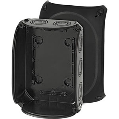 HENSEL KF Series Black Polycarbonate Junction Box, IP66, IP67, IP69, 92 mm, 210mm 155 mm