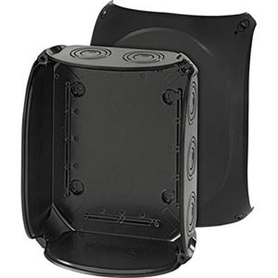 HENSEL KF Series Black Polycarbonate Junction Box, IP67, IP66, IP69, 112 mm, 255mm 205 mm