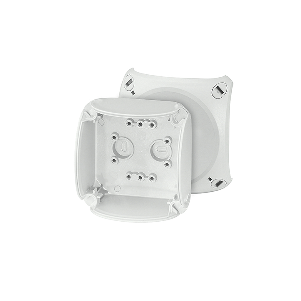 HENSEL KF 0200 H Series Grey RAL 7035 Polycarbonate Junction Box, IP66, IP67, IP69, 93 mm, 93mm 93 mm