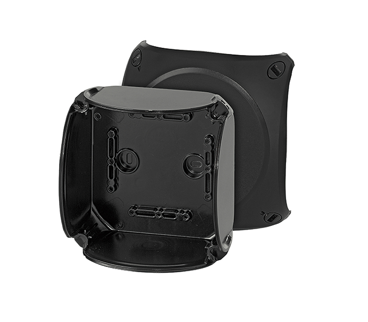 HENSEL KF 0600 C Series Black RAL 9011 Polycarbonate Junction Box, IP66, IP69, IP67, 130 mm, 130mm 130 mm