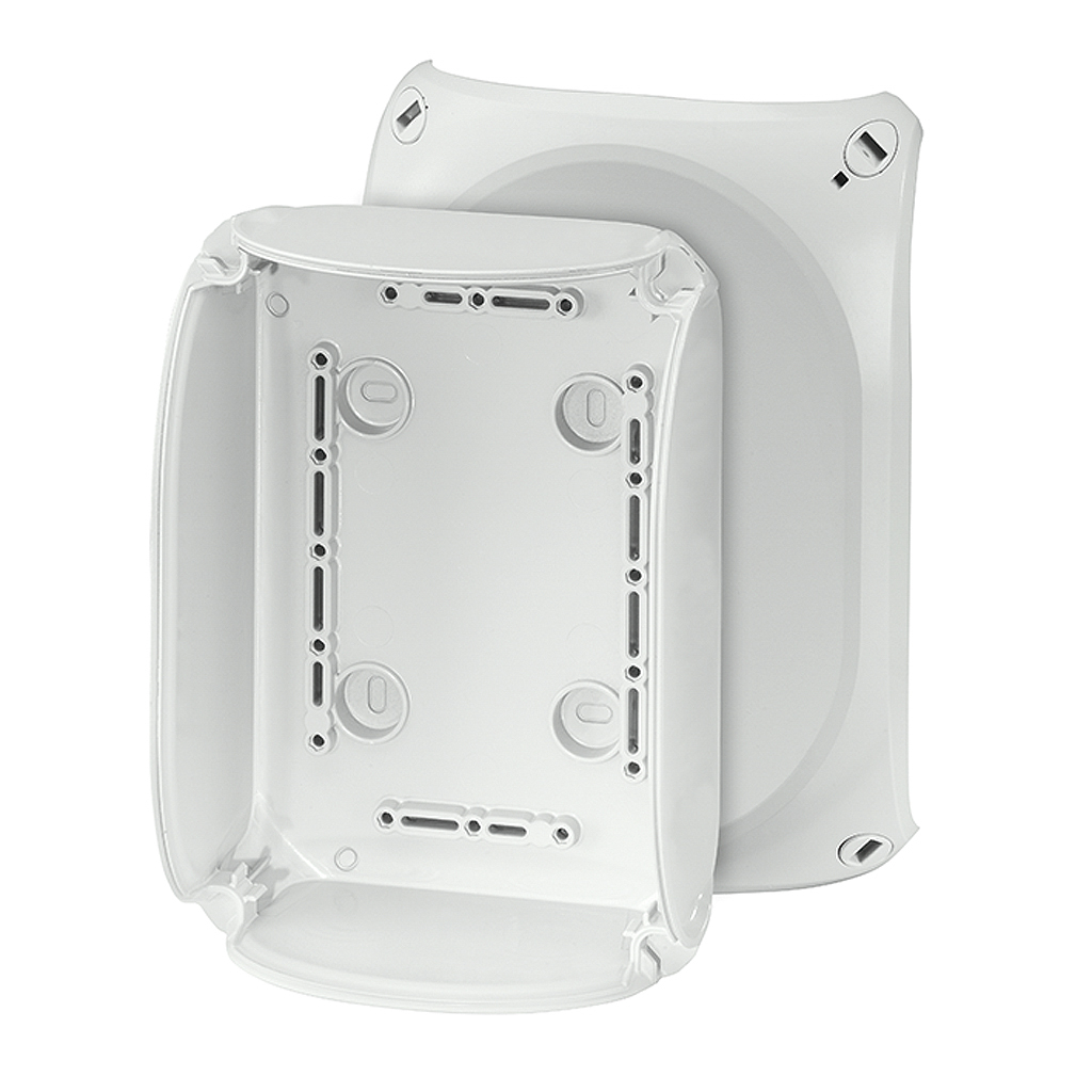 HENSEL KF 1000 H Series Grey RAL 7035 Polycarbonate Junction Box, IP69, IP67, IP66, 130 mm, 180mm 130 mm