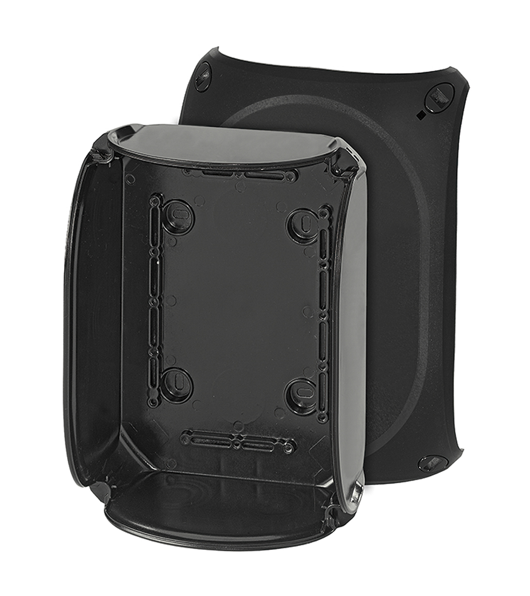 HENSEL KF 1600 C Series Black RAL 9011 Polycarbonate Junction Box, IP67, IP69, IP66, 155 mm, 210mm 155 mm