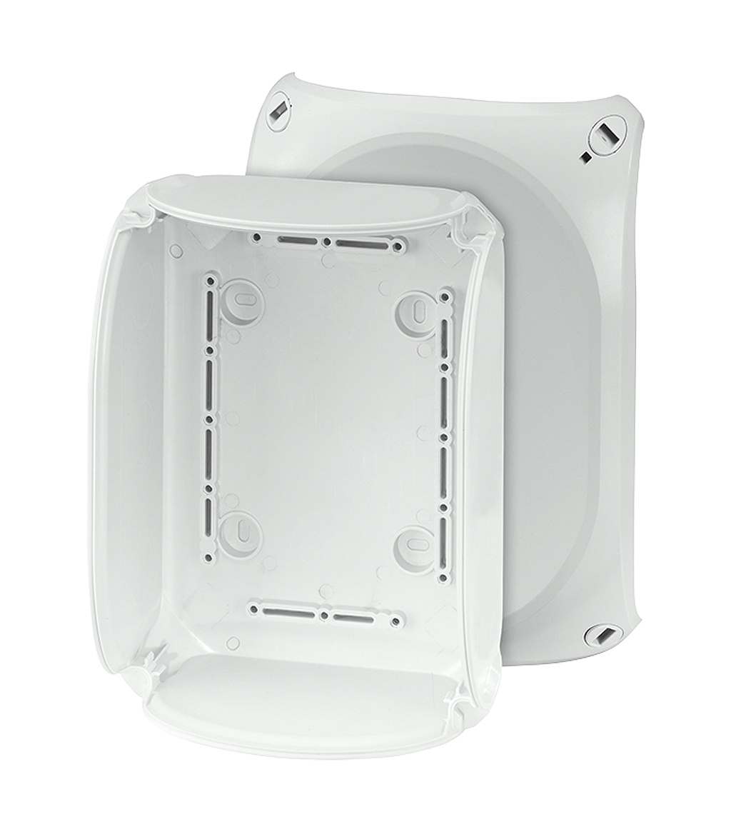 HENSEL KF 1600 H Series Grey RAL 7035 Polycarbonate Junction Box, IP67, IP69, IP66, DNV GL, 155 mm, 210mm 155 mm