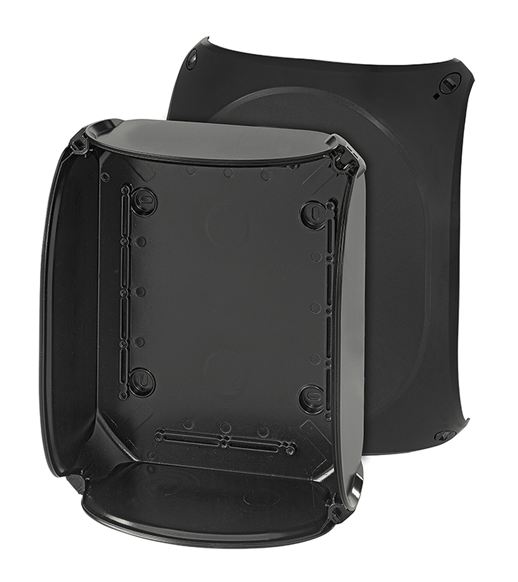 HENSEL KF 2500 C Series Black RAL 9011 Polycarbonate Junction Box, IP69, IP67, IP66, 205 mm, 255mm 205 mm