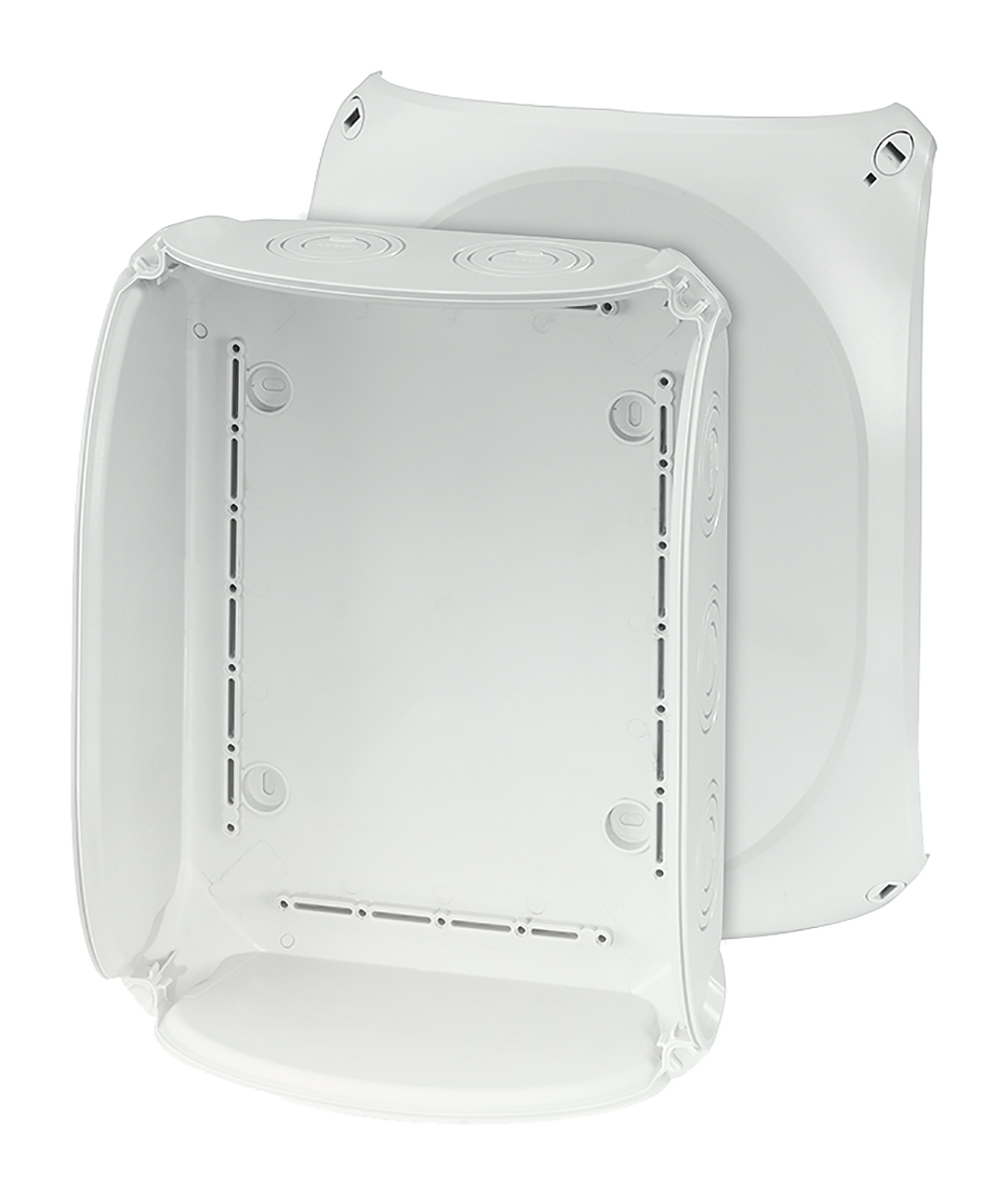 HENSEL KF 3500 G Series Grey RAL 7035 Polycarbonate Junction Box, IP69, 295mm 225 mm