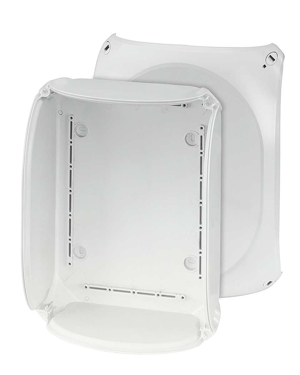 HENSEL KF 3500 H Series Grey RAL 7035 Polycarbonate Junction Box, IP67, IP69, IP66, 225 mm, 295mm 225 mm