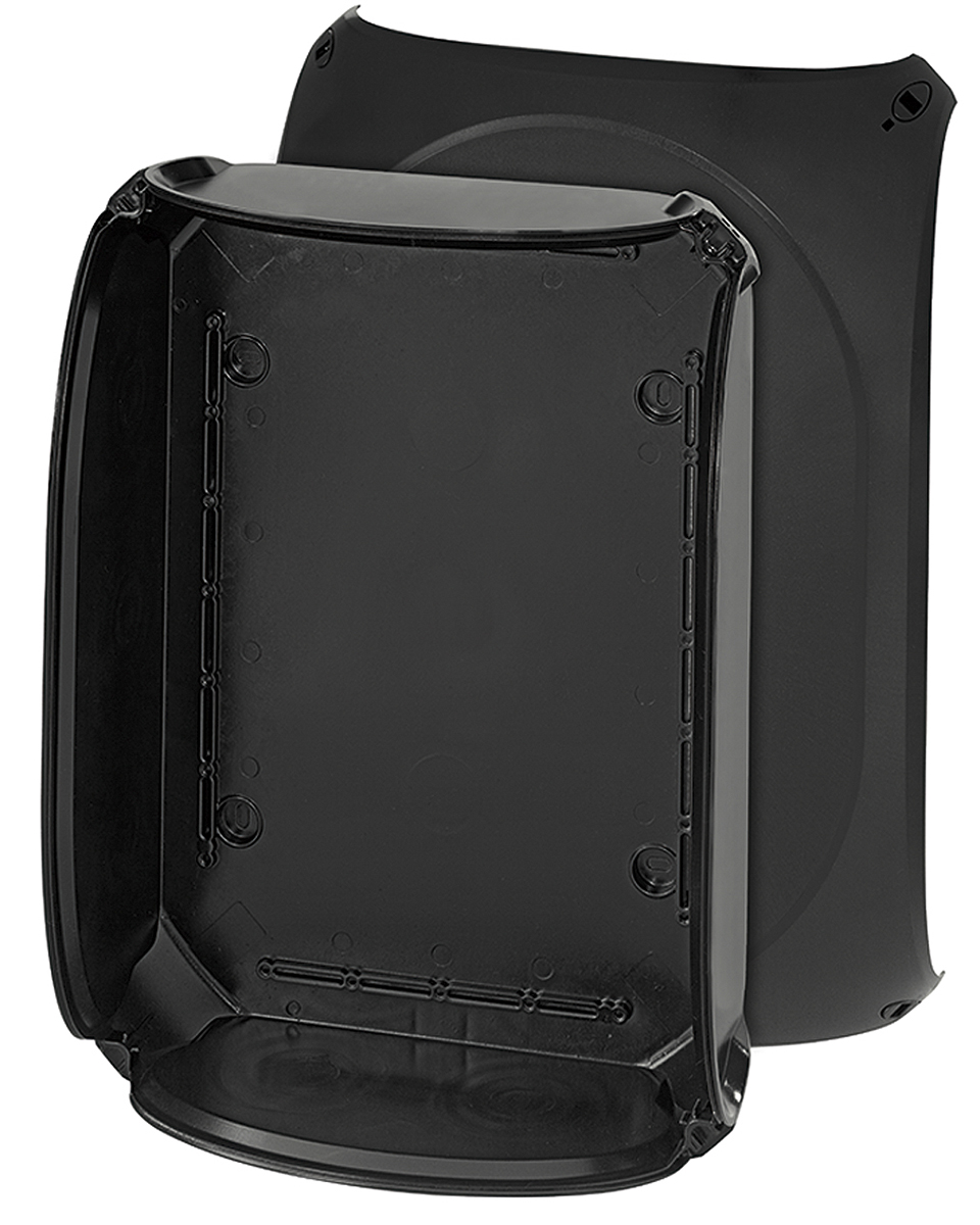 HENSEL KF 5000 C Series Black RAL 9011 Polycarbonate Junction Box, IP66, IP69, IP67, 255 mm, 355mm 255 mm