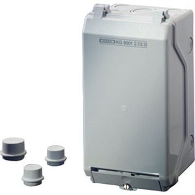HENSEL KG Series Grey Polystyrene Junction Box, IP66, IP55, 95 mm, 101mm 205 mm