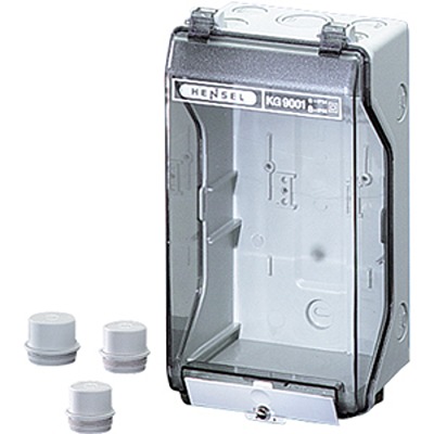 HENSEL KG Series Grey Polystyrene Junction Box, IP55, IP66, 95 mm, 101mm 205 mm