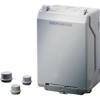 HENSEL KG Series Grey Polystyrene Junction Box, IP66, IP55, 95 mm, 133mm 205 mm