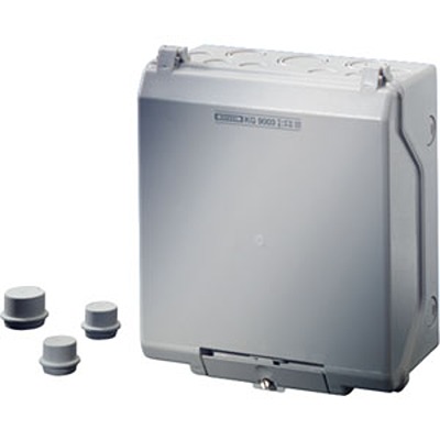 HENSEL KG Series Grey Polystyrene Junction Box, IP66, IP55, 95 mm, 182mm 205 mm