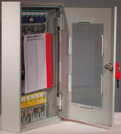 Securikey KG032 32 Grey Steel Key Cabinet Wall