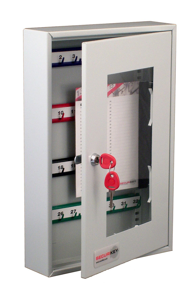 kg032 Securikey KG032 32 Grey Steel Key Cabinet Wall