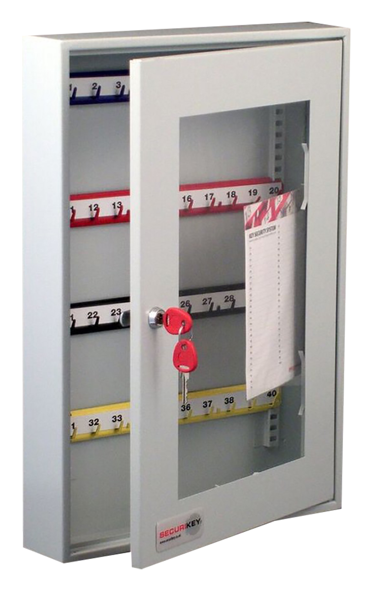 Securikey KG040 Grey Steel Key Cabinet Wall