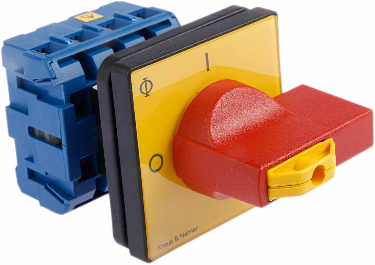 Kraus & Naimer 4-Pole Panel Mount Isolator Switch -, IP65, 32A, 5.5 W