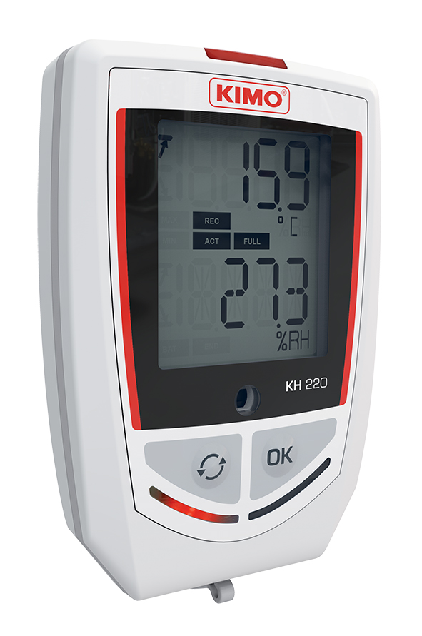 kh-220-o KIMO KH-220-O Temperature & Humidity Data Logger, USB, 3 Channel