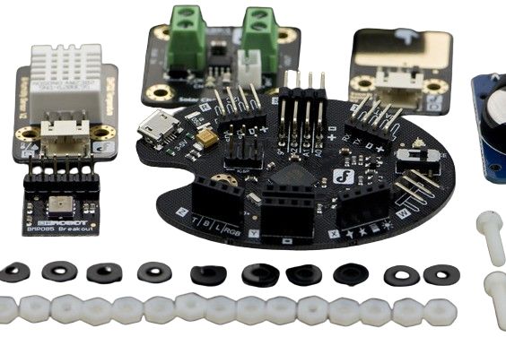 kit0094 DFRobot Weather Station Kit with Solar Panel, Arduino Compatible Kit