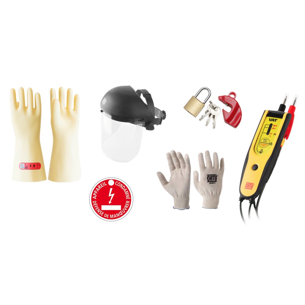 Catu General PPE Combination Kit Containing 99-8487, AL-201-C/1, AP-467, CG-10-C, CG-80-H, MO-286, MS-917-BS
