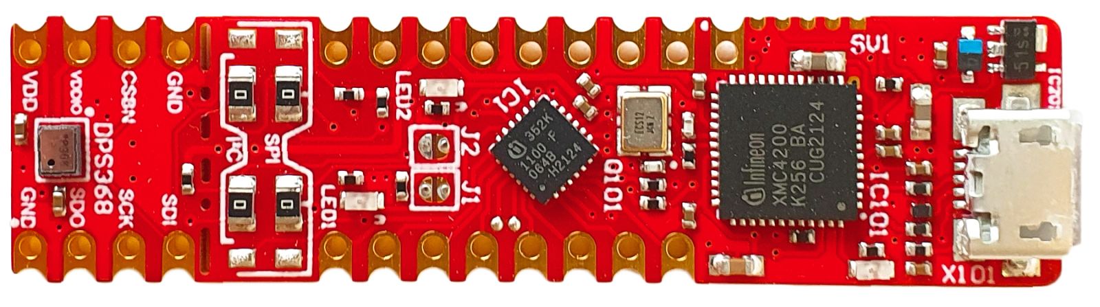 Infineon KIT DPS368 2GO Pressure Sensor Sensor Board for DPS368 Kit2Go IOT And Embedded System