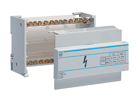 Hager Hager KJ Series 2-Contact Interface Module, Terminal Block Connector, DIN Rail, 90A