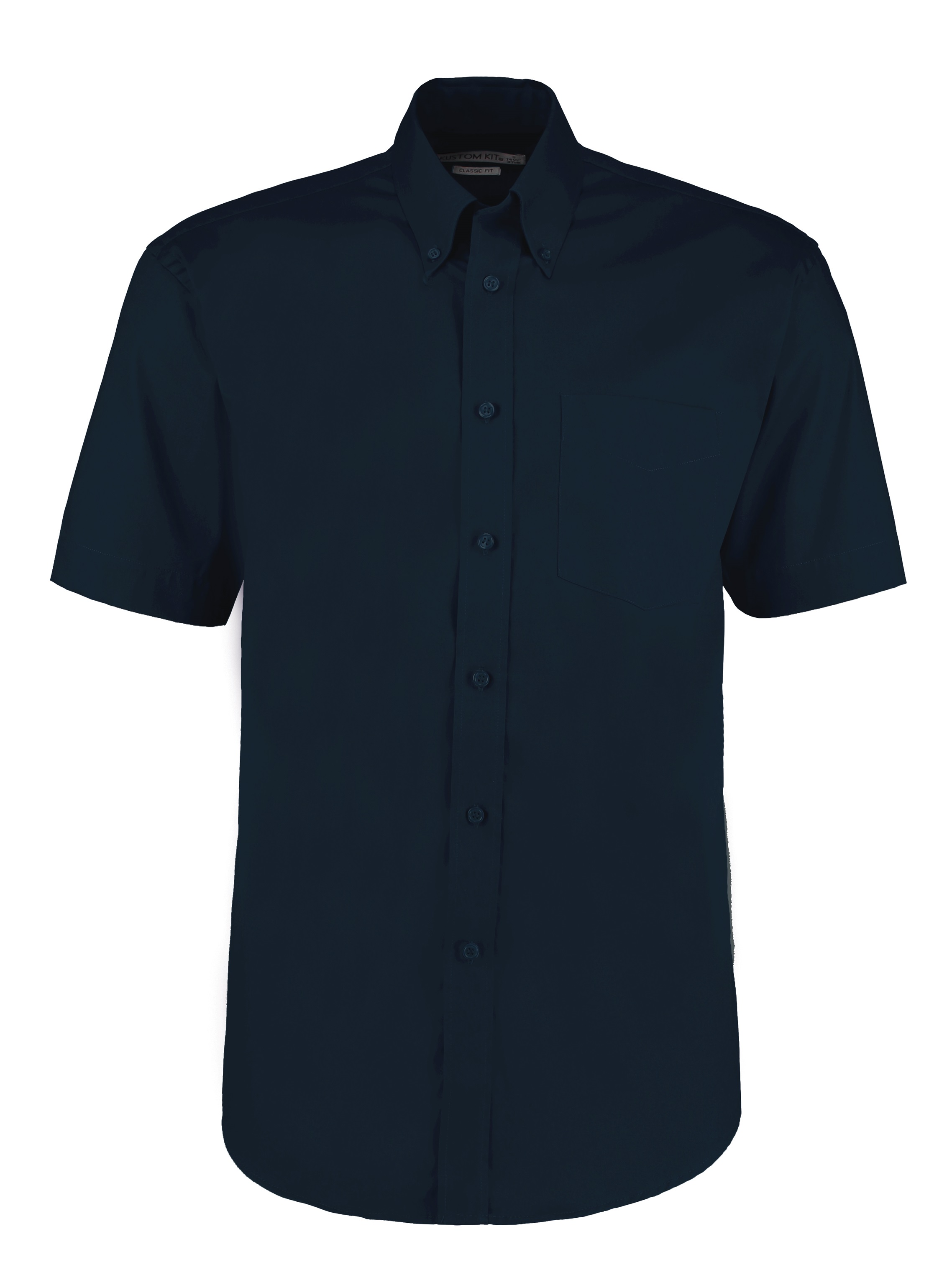 Kustom Kit KK109A Dark Navy Polyester, Cotton Shirt 19